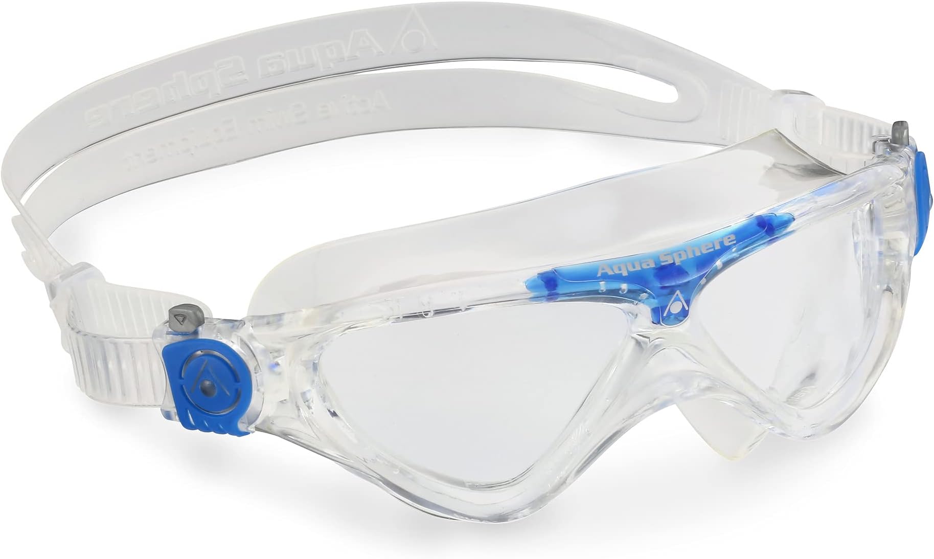 Aquasphere Vista Junior (Ages 6+) Swimming Goggles - 180 Degree Vision, Leak Free Hypoallergenic Seal, Anti Fog & Scratch