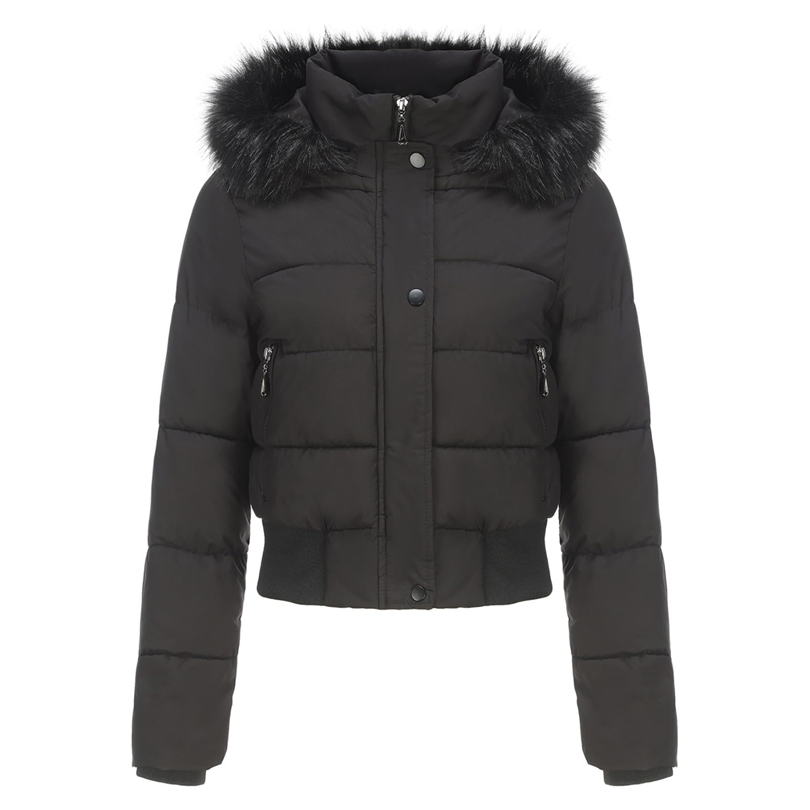 Chaqueta acolchada con capucha impermeable y aislamiento térmico 3