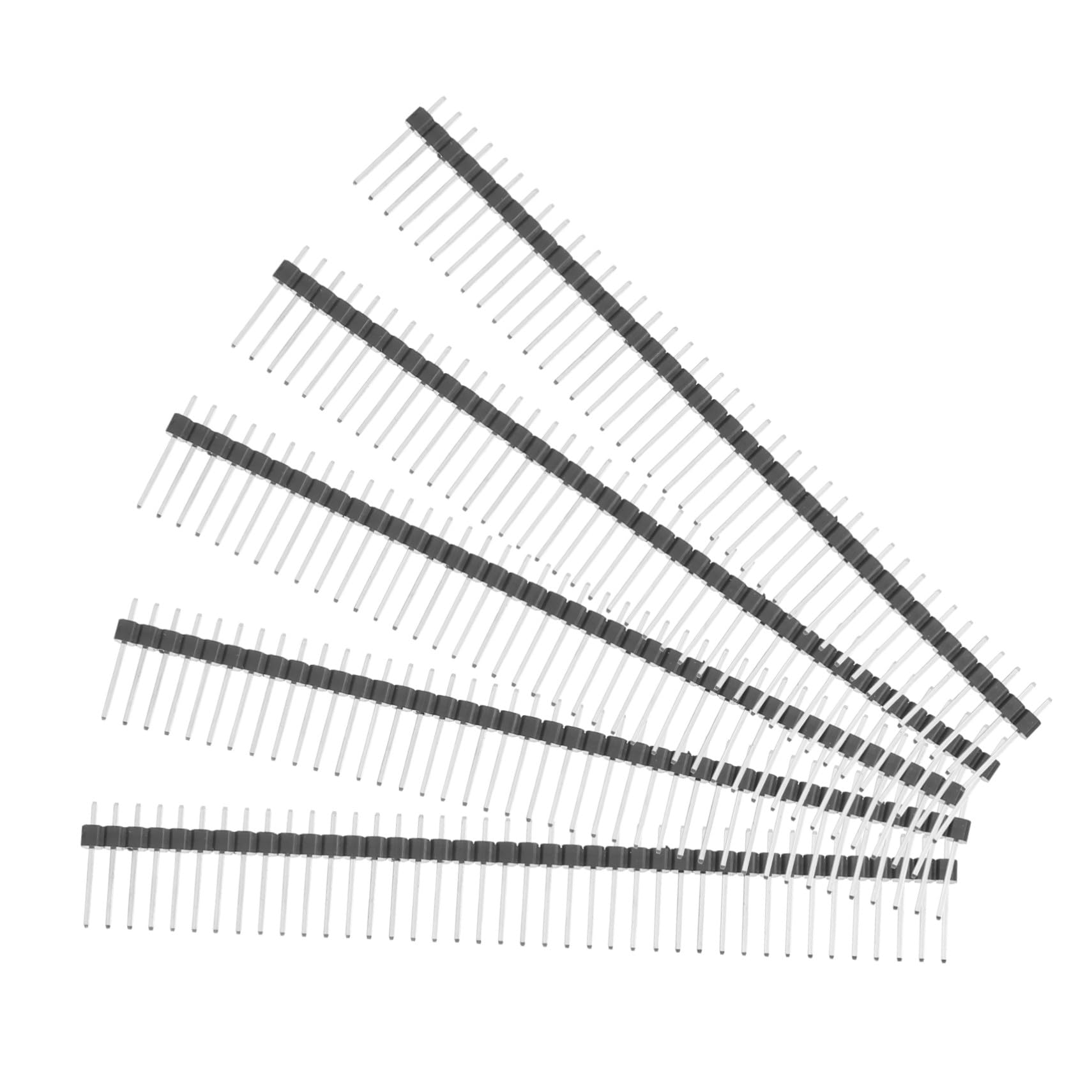 30 pezzi Connettori Pin Maschio Singolo per Pcb Accessori Strip in Rame Placcato Oro per Collegamenti Circuiti Elettronici