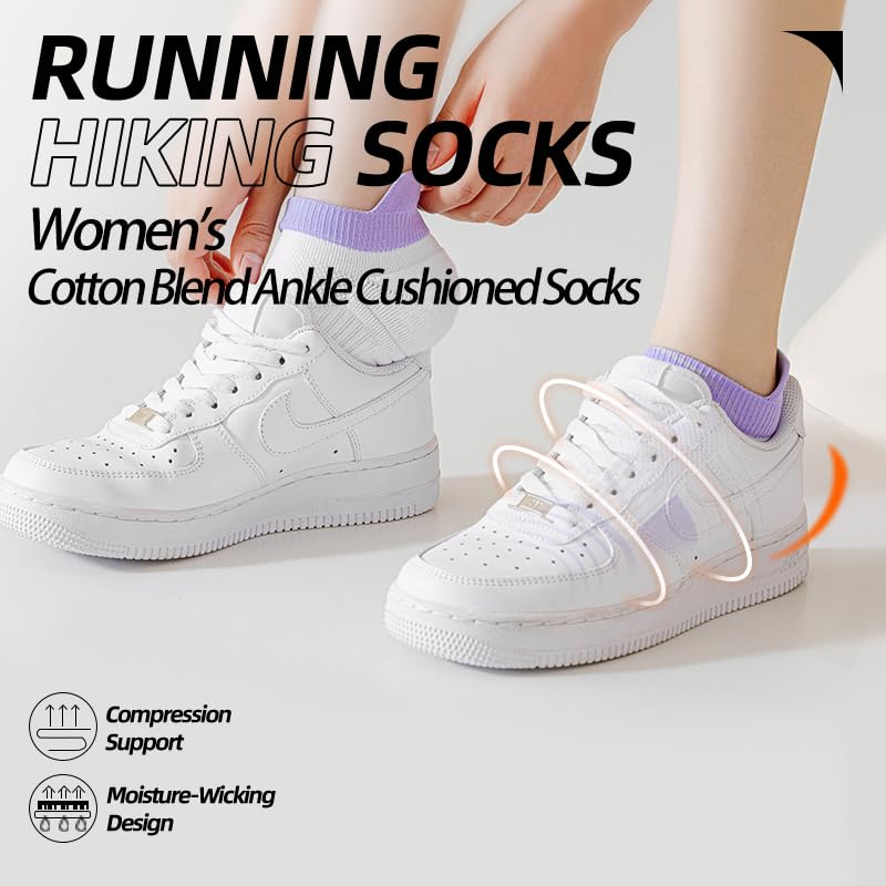 Womens compression pink ankle socks,Runing gym casual socks with arch support,3 pairs,low cut sock for women2