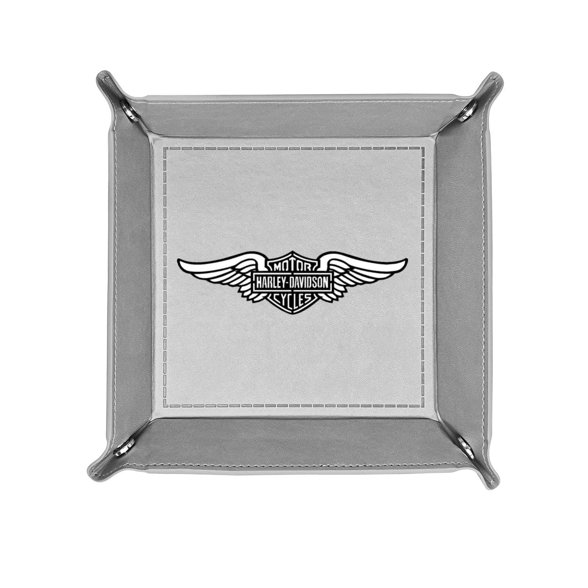 Amazon｜ハーレーダビッドソン レザートレー トレイ 小物入れ 収納  