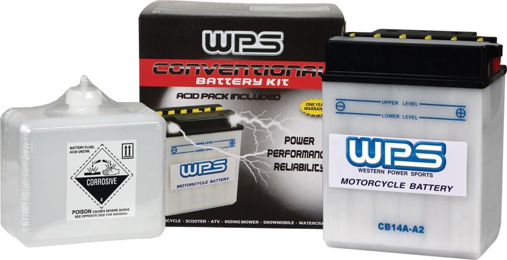 Wps CB16CL-B Conventional 12V Heavy Duty Battery With Acid Pack Wps CB16CL-B Conventional 12V Heavy Duty Battery With Acid Pack