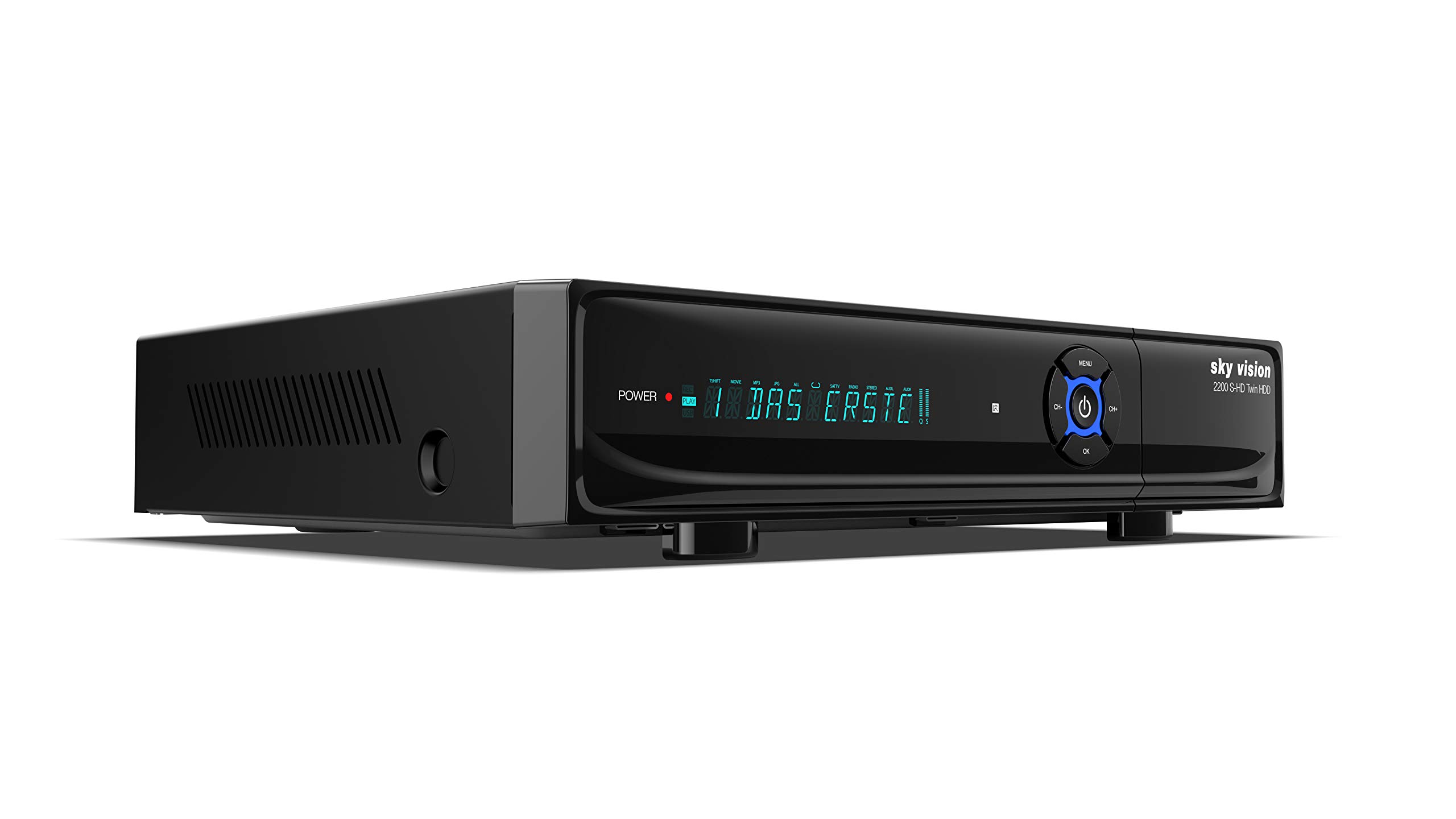 sky vision 2200 HD Digitaler Satelliten Receiver mit 1TB Festplatte (HDD, HDTV, DVB-S2, HDMI, USB 2.0, Full HD 1080p)