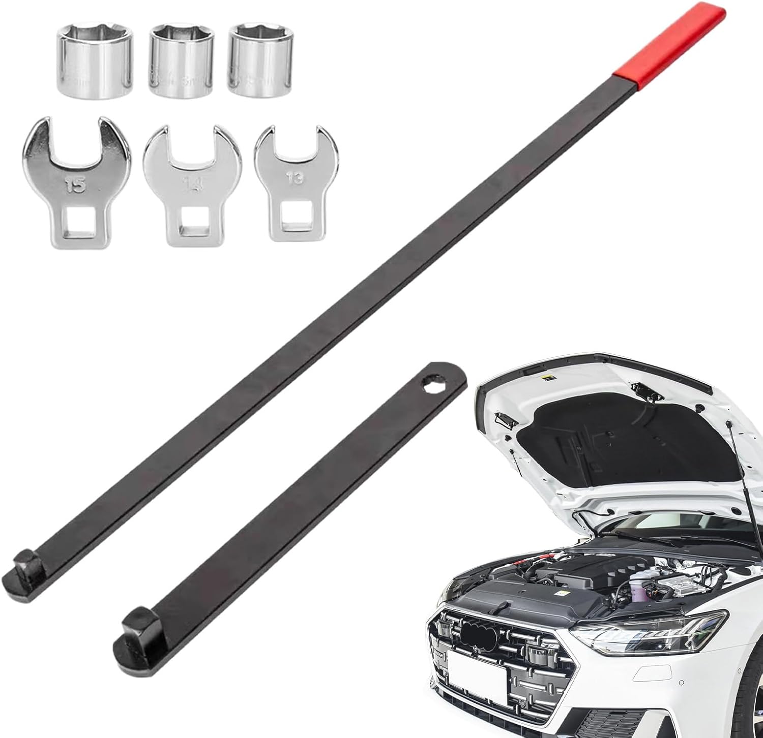 Drive Serpentine Belt Tightener – Modern Sleek Ergonomic Tool, Sturdy, 8pcs/set Remove, Install Kit Adjust &, Set Vehicles | Vehicles Portable High-performance Lightweight Premium