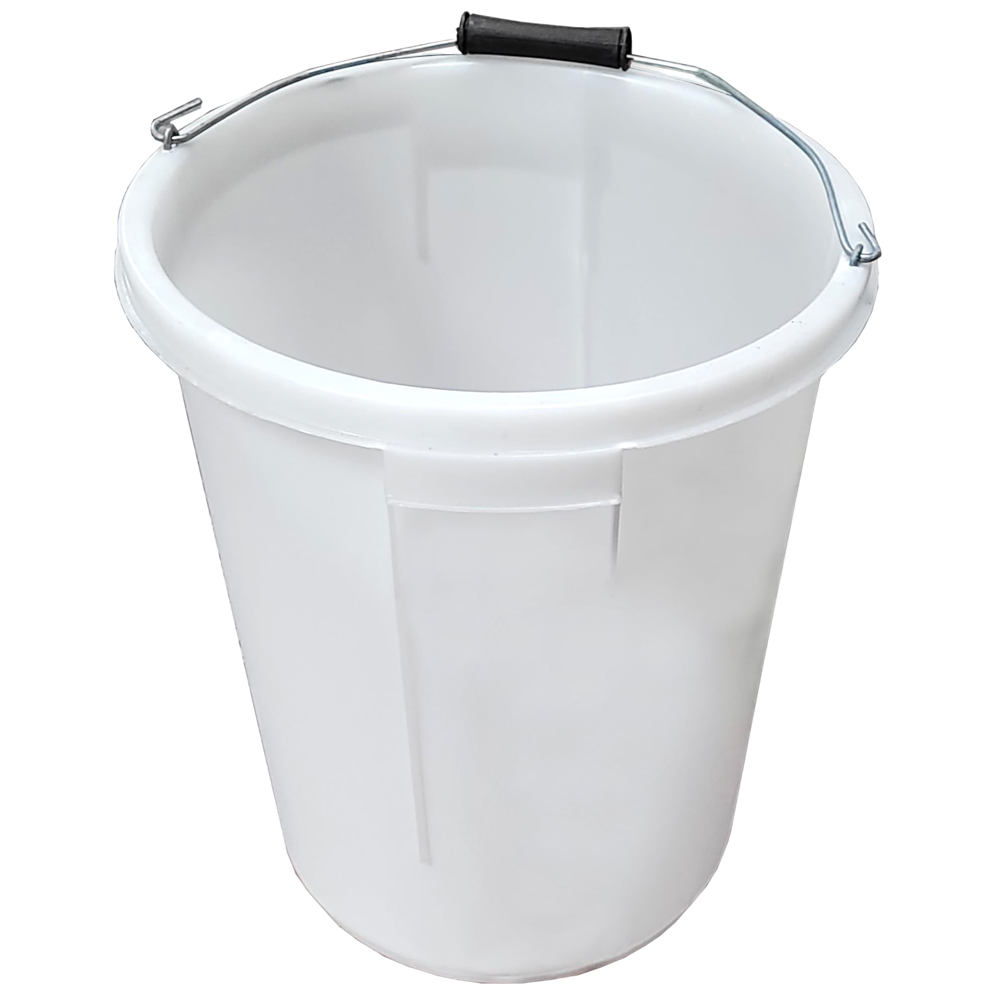 Ketobarrow White Plastic Bucket Heavy Duty Plasterers Bucket For Mixing Building Plaster And Holding Water - 25 Litre