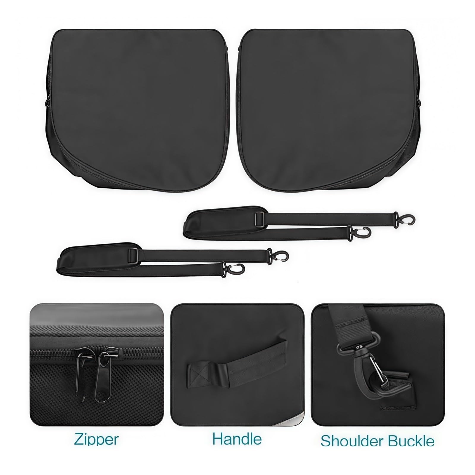 Bolsa térmica Frunk compatible con Tesla Model Y/3, paquete de 2, organizador de alimentos impermeable, nevera de viaje for coche, accesorios for picnic y camping al aire libre.(Model 3)