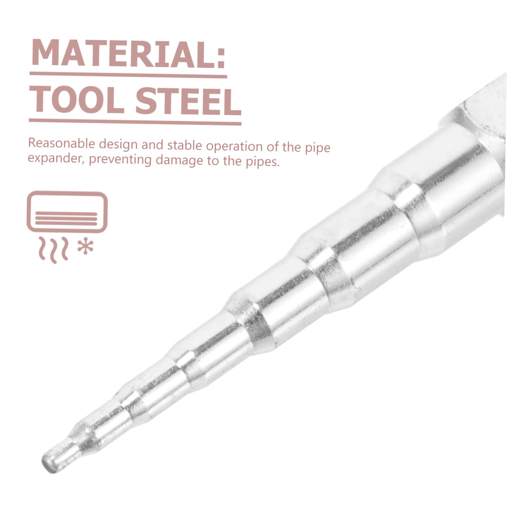 ULTECHNOVO 5 Piezas Expansor de tubo de herramienta de reparación de refrigeración y aire acondicionado manual con punzón forjado de acero herramienta multifunción herramienta multiusos grifo