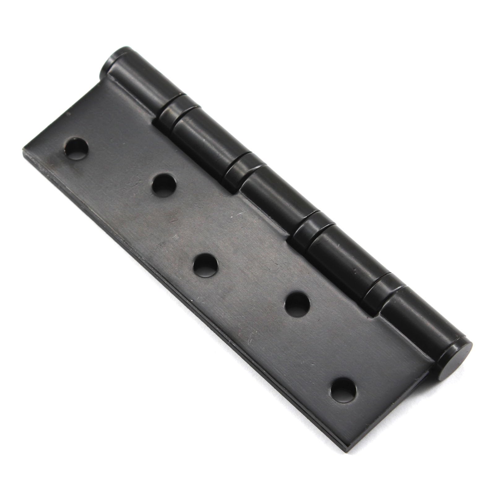 5x3 Inch(12.5x7.5cm) Matte Black Square Door Hinges 3mm Thickness Solid Stainless Steel Ball Bearings Door Hinges Heavy Duty Hinges (2 Pieces) - Image 3