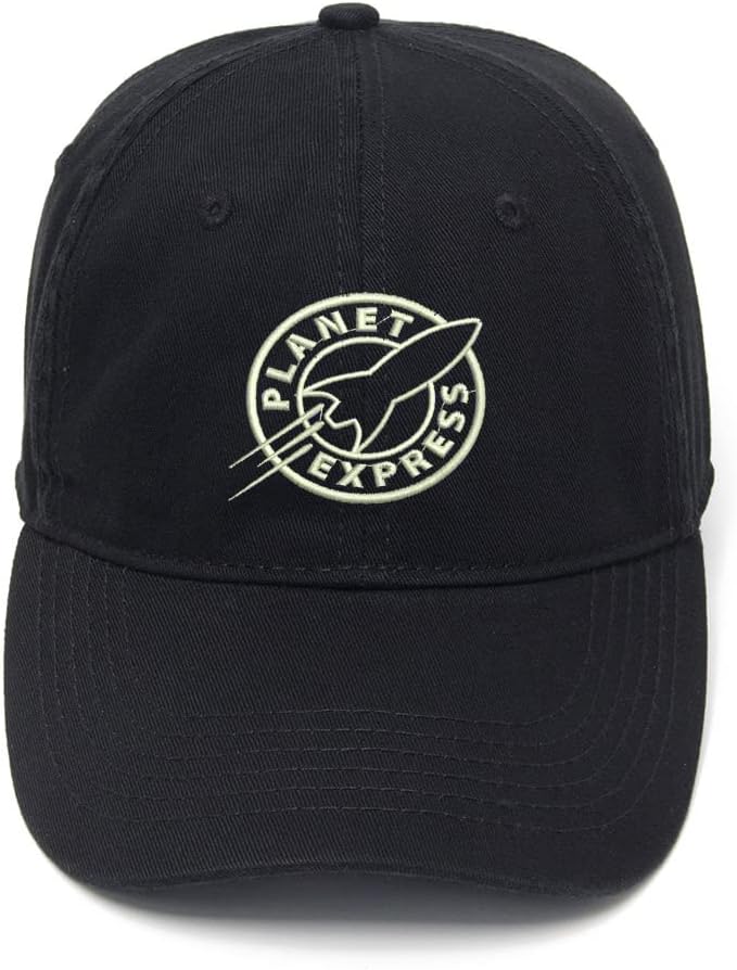Men's Baseball Caps Planet Express Futurama Embroidered Dad Hat Washed Cotton Embroidery Hat