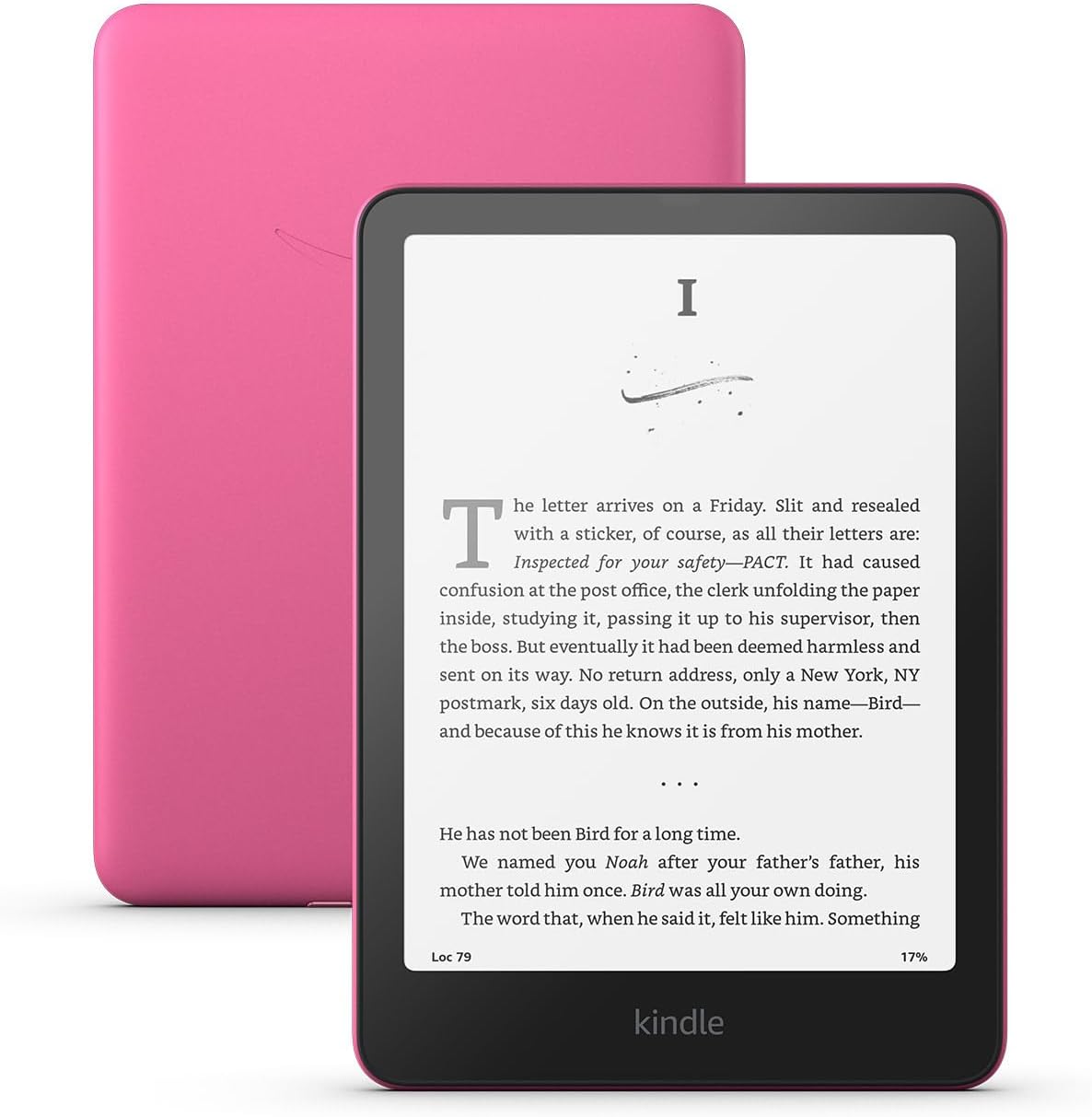 Kindle Paperwhite 16GB (newest model) – 20% faster, with new 7" glare-free display and weeks of battery life – Raspberry