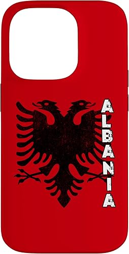 Vista 16 de Funda para iPhone 13 Pro Albania Bandera de Albania Double Eagle Flamuri Shqiperia
