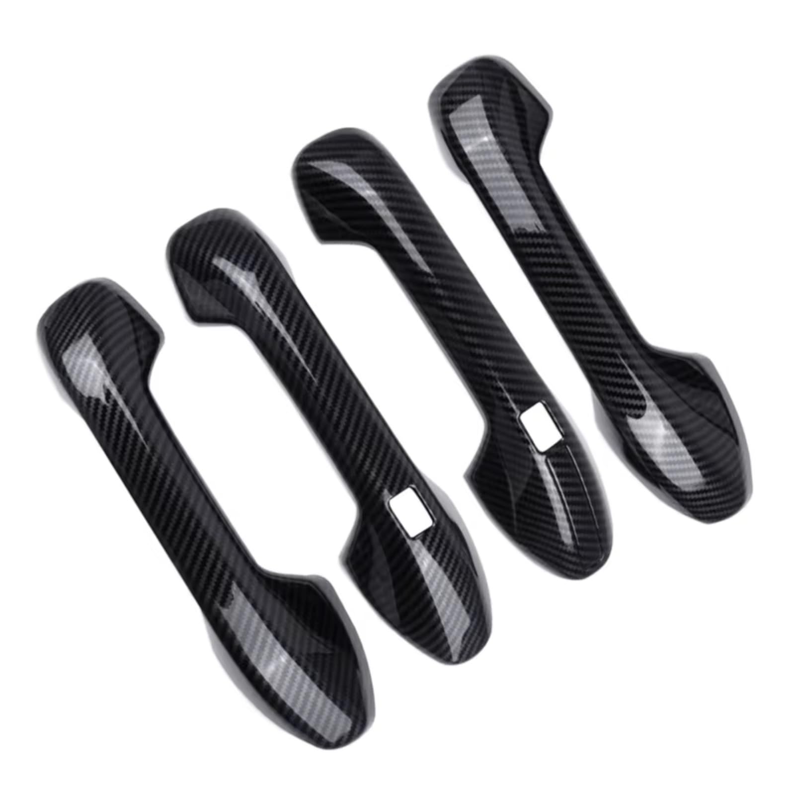 Qdzvalumv One Color Car Door Handles Cover Shell Compatible With For Palisade 2020-2023 Car Exterior Door Handle Shell Outer Cover Front Rear Cap Protector Set