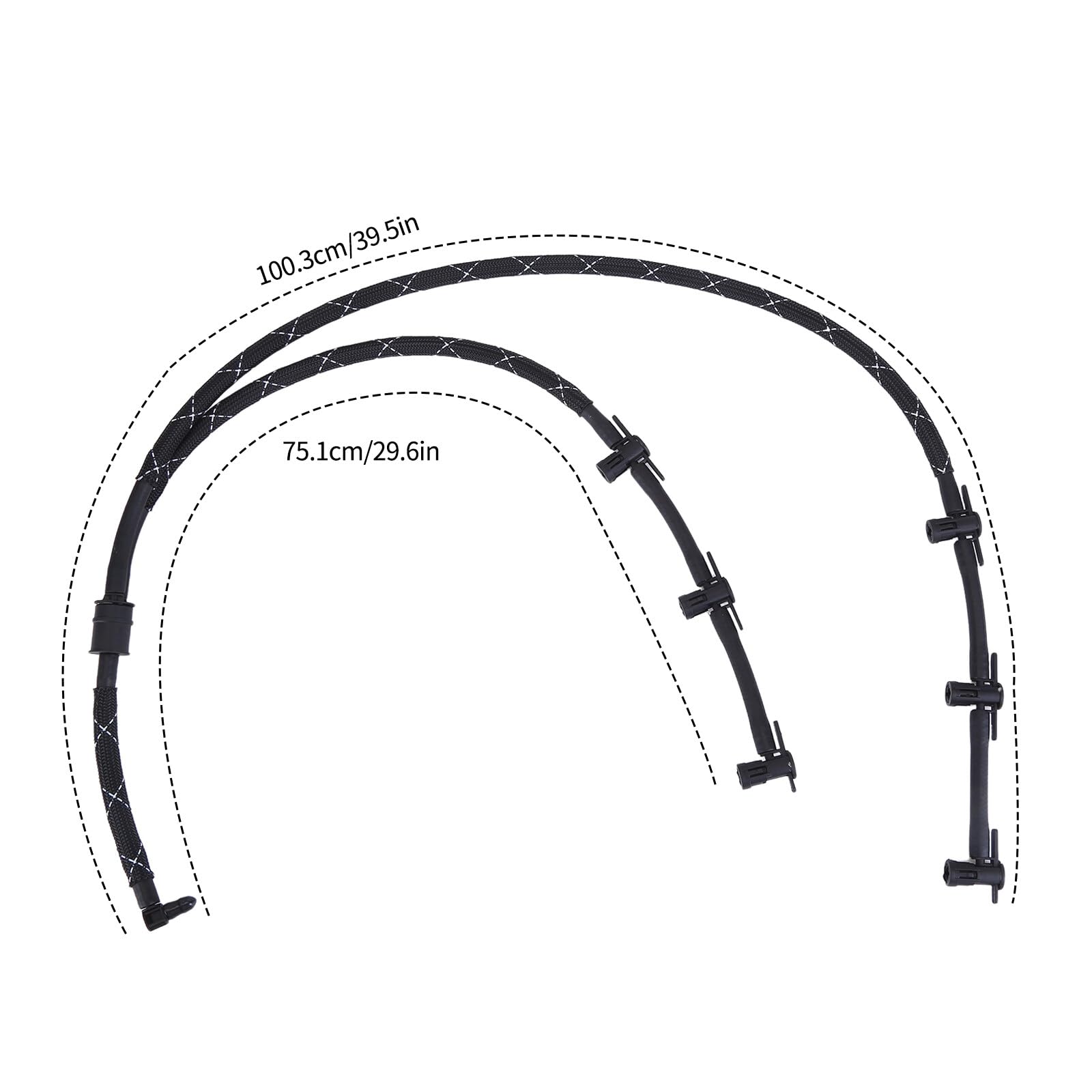 1 M Leckölleitung Rücklaufleitung Einspritzdüsen Diesel 3,5 X 7,5 Mm VW Audi Neu