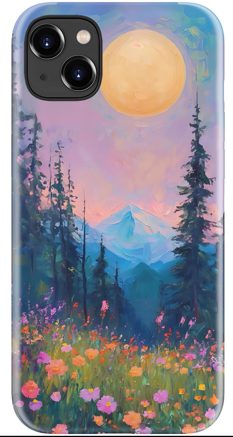 Goodon for iPhone 17 Pro Max Case Cute, Preppy Floral Design,Slim Silicone Protective Hard Cover, Wireless Charging Compatible Aesthetic Glossy Y2K Phone Cases for Women Girls, Marbled Floral Veins — view 36