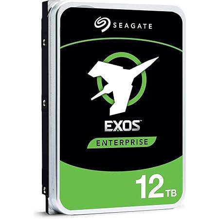 Seagate Exos X16 12TB 7200 RPM 512e/4Kn SATA 6Gb/s 256MB Cache 3.5-Inch Enterprise HDD (ST12000NM001G) (Renewed)