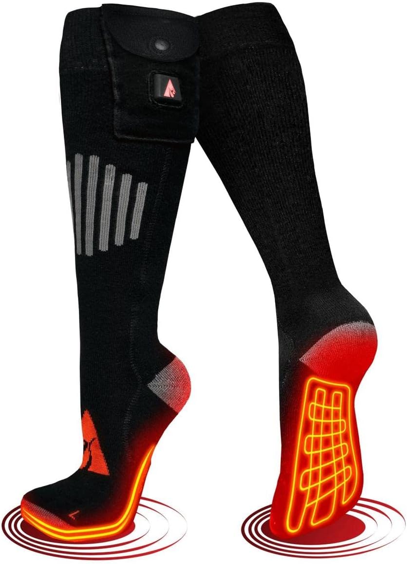 ActionHeat 5V Wool Battery Heated Socks - Replacement Socks Only