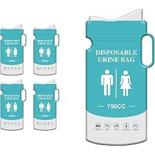 Multifunctional Portable Toilet, Unisex, 25.4 fl oz 750 ml, Disinfecting and Deodorizing, Disposable, Emergency Toilet, For Car Use, Driving, Camping, Climbing, Earthquake Prevention, Travel, Nursing, Disaster Prevention Goods, Set of 4