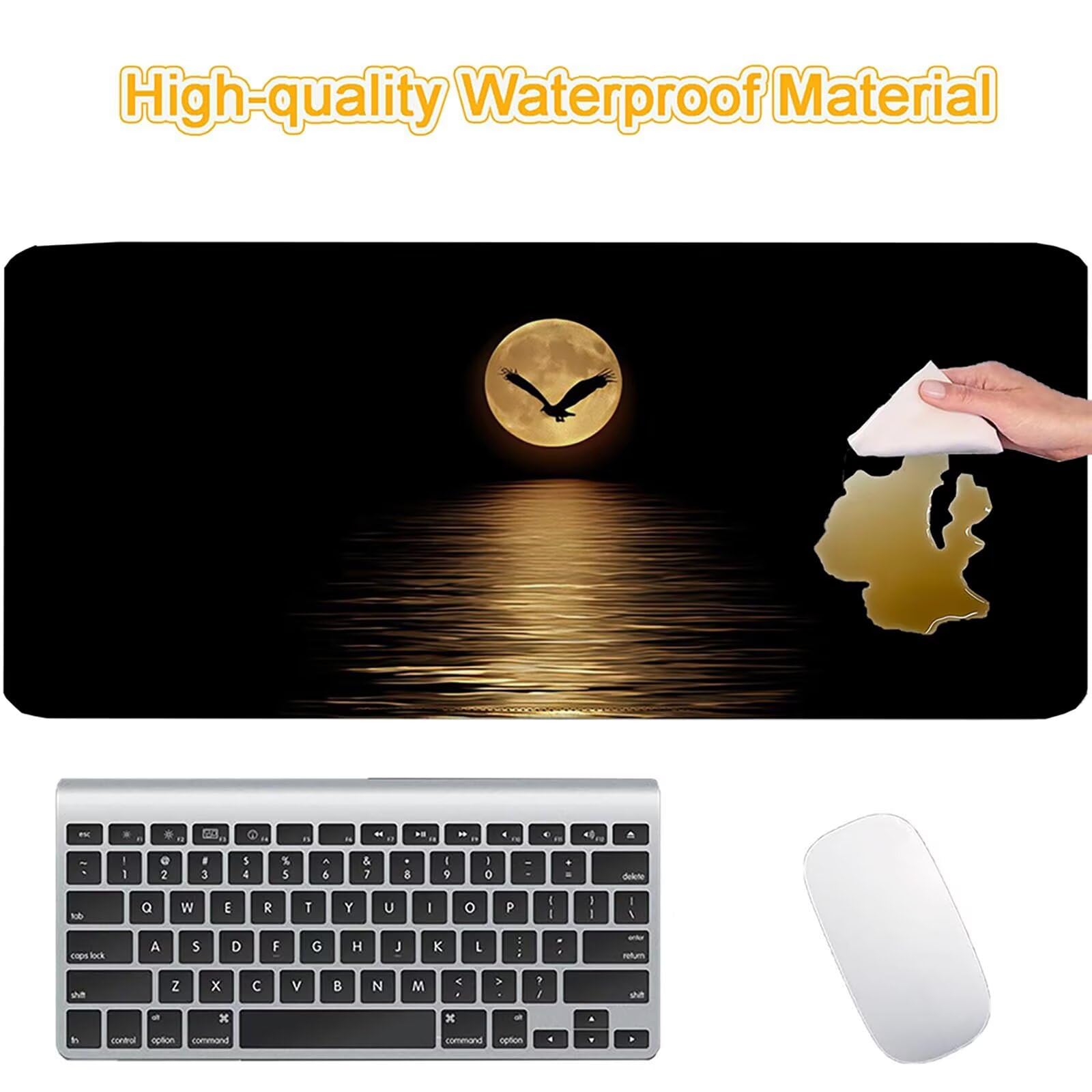 Tappetino Mouse 900x450mm | Superficie Ultra-Liscia | luna 0-z670