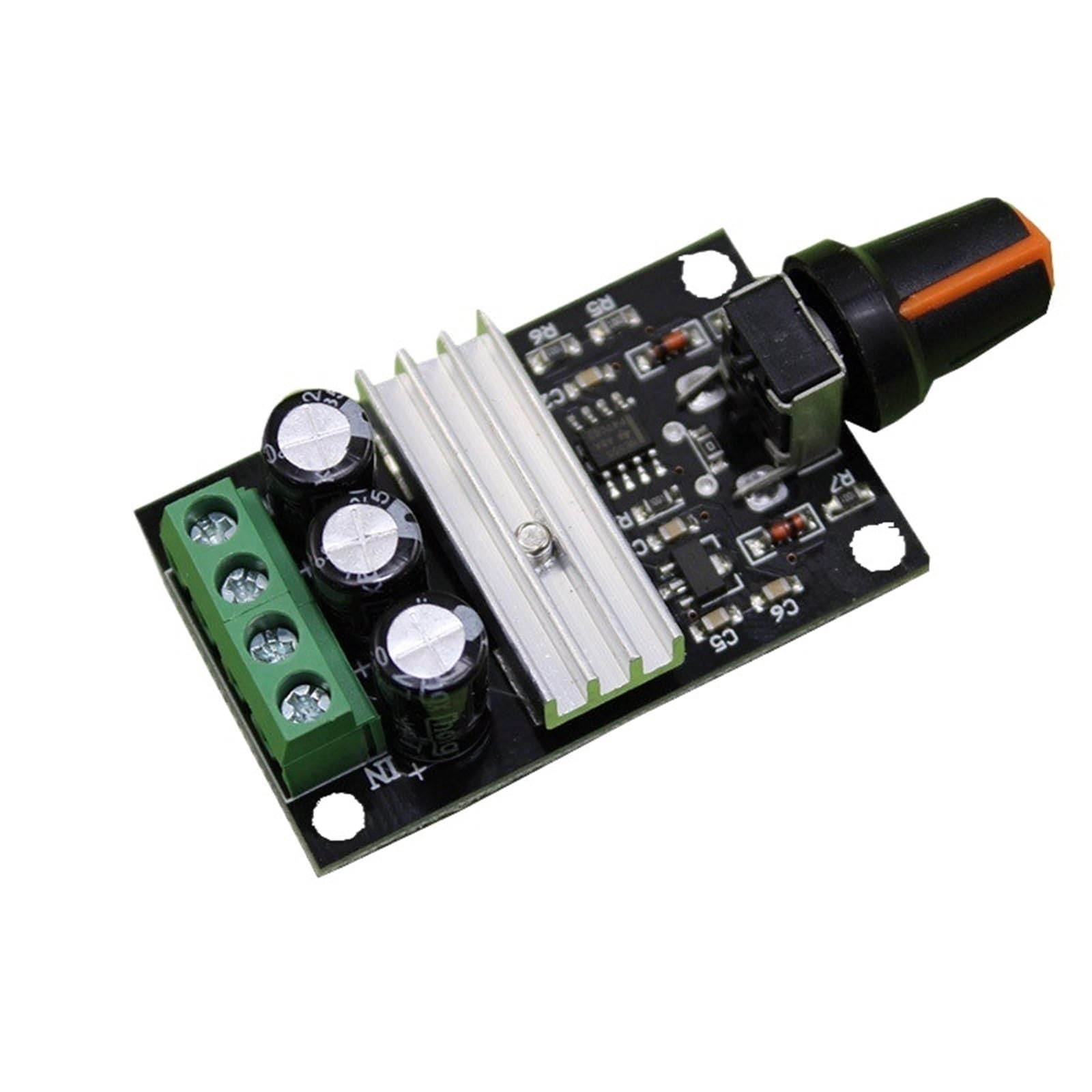 Regulador ajustable de velocidad motor DC 6V 12V 24V 28V 3A 80W interruptor potenciómetro PWM