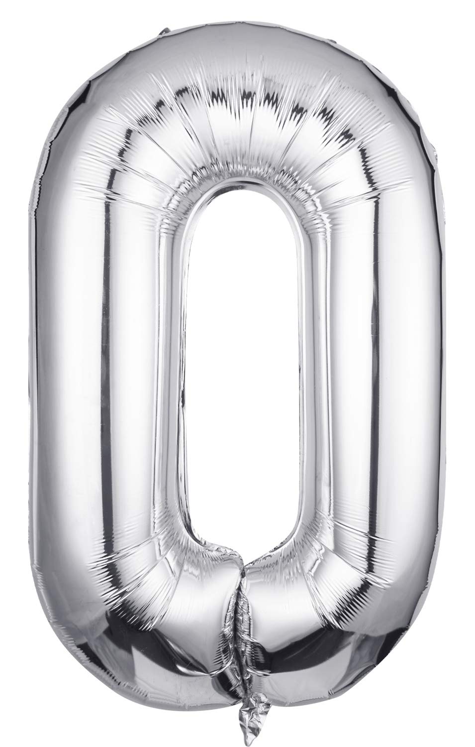 Letter Balloons 40 Inch, Single Silver Letter O Balloons Aluminum Hanging Foil Film Balloon for Baby Shower, Wedding Anniversary, Graduation, Birthday