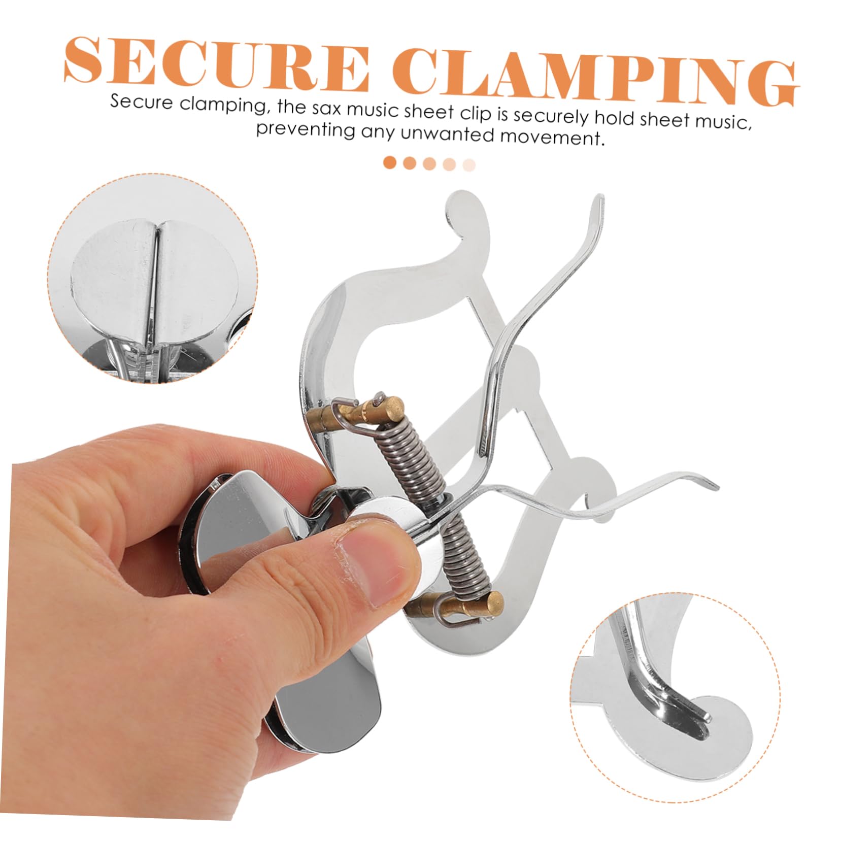 HEMOTON Versatile Music Folder: Trombone Flute Sax Sheet Clip Storage Bag for Travel