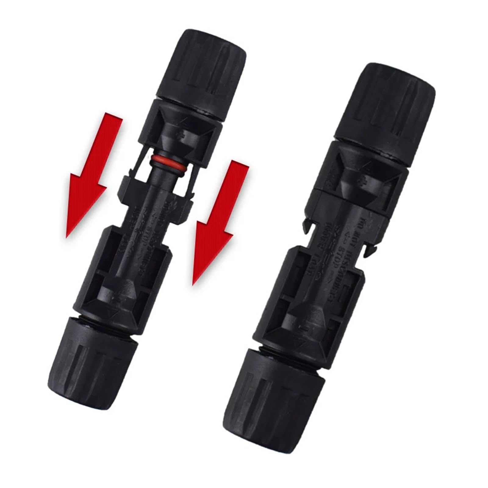 solar stecker 200/100/40/20/10/5 Pcs DC Solar Stecker 1000V30A Panel Stecker IP67 Anschlüsse Kit for PV/MC Kabel 2.5/4/6mm2(20pcs-10pairs)