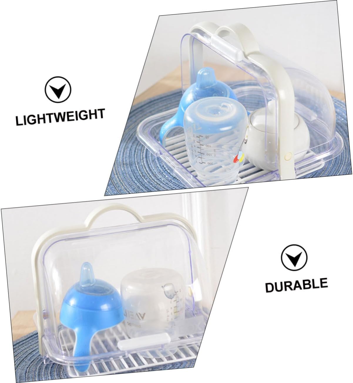 Chopstick Storage Box Tableware Draining Rack Milk Bottle Container Supplies Multi-Functional Bottle Box