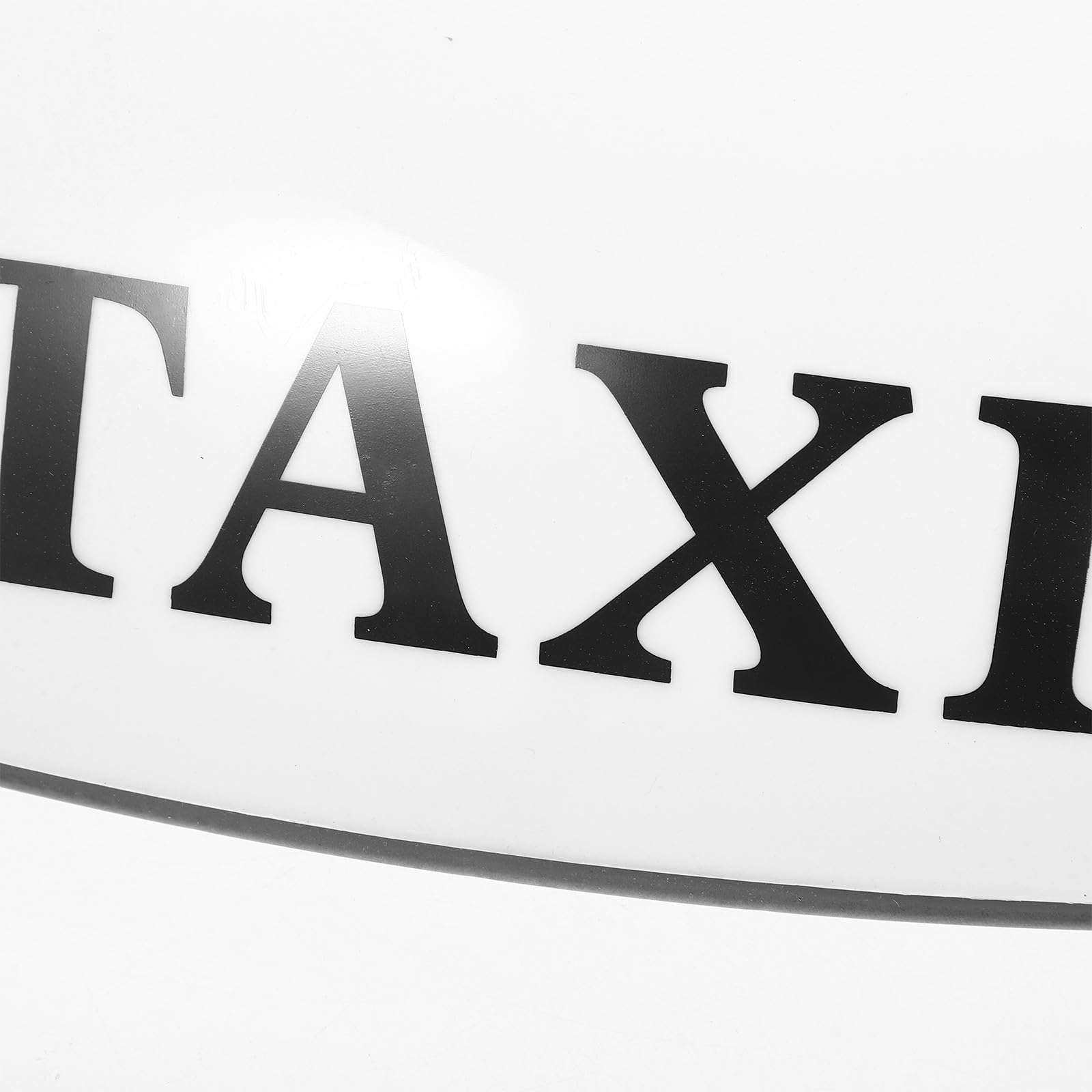 Mikinona Lampe Magnétique pour Taxi 12v Blanc en Plastique Pp Robuste Haute Luminosité, pour Conduite Nocturne sur Voitures