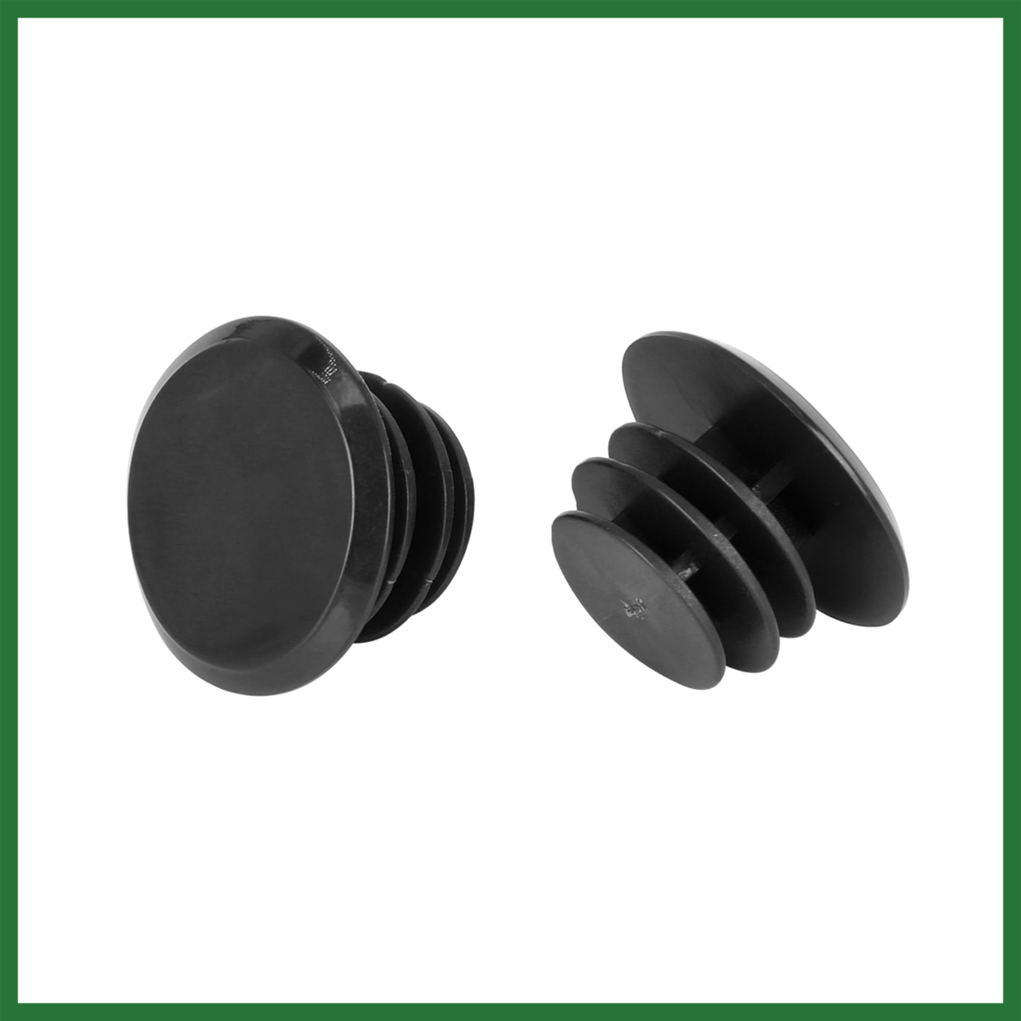Motoforti 6pcs Bike Handlebar Bar Plastic End Plugs Caps Locking Grip Black Long-lasting - Image 4