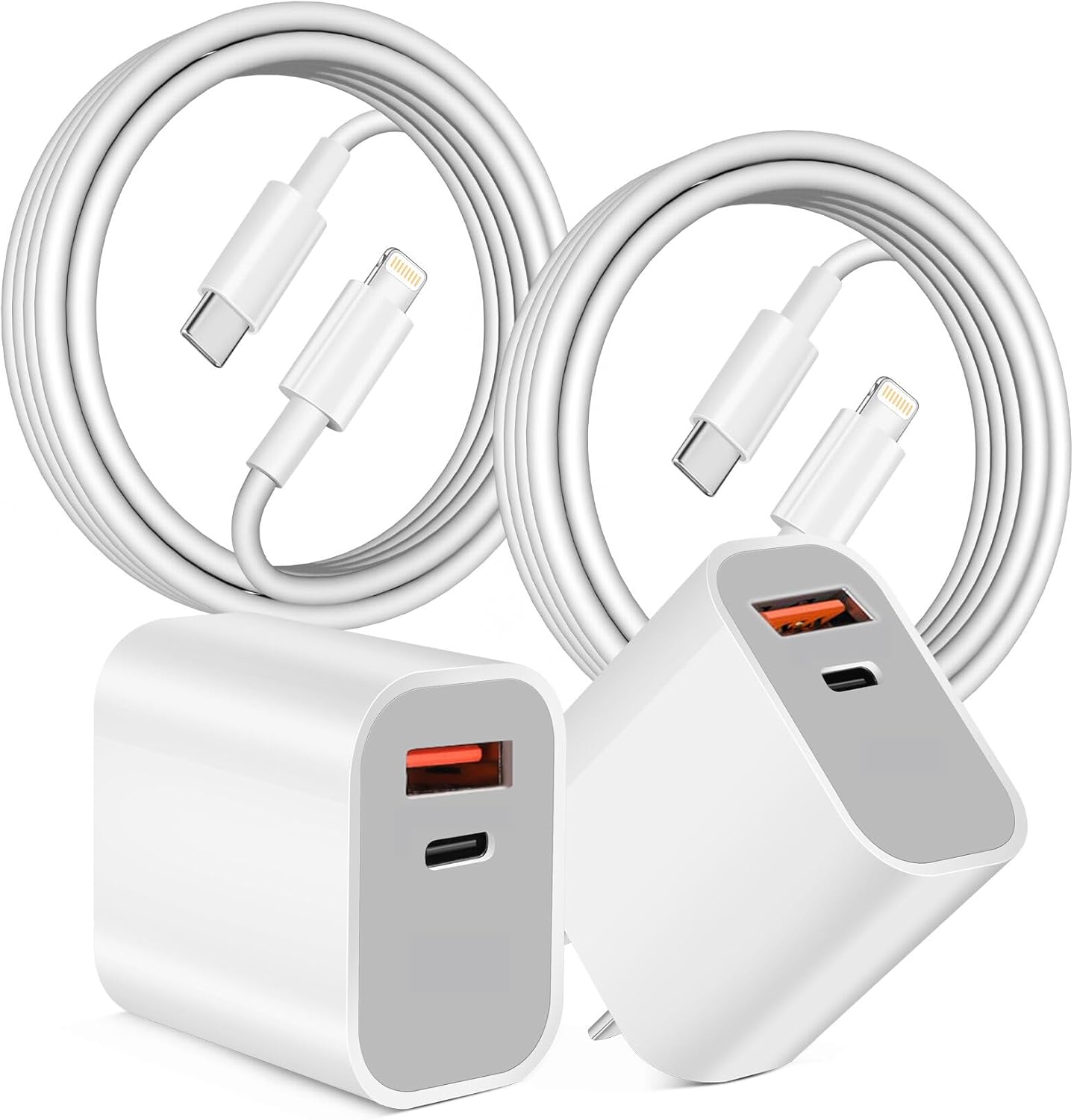 Amazon.com: ULTRAPROLINK iPhone Charger,Dual Port A/C Fast Charger ...