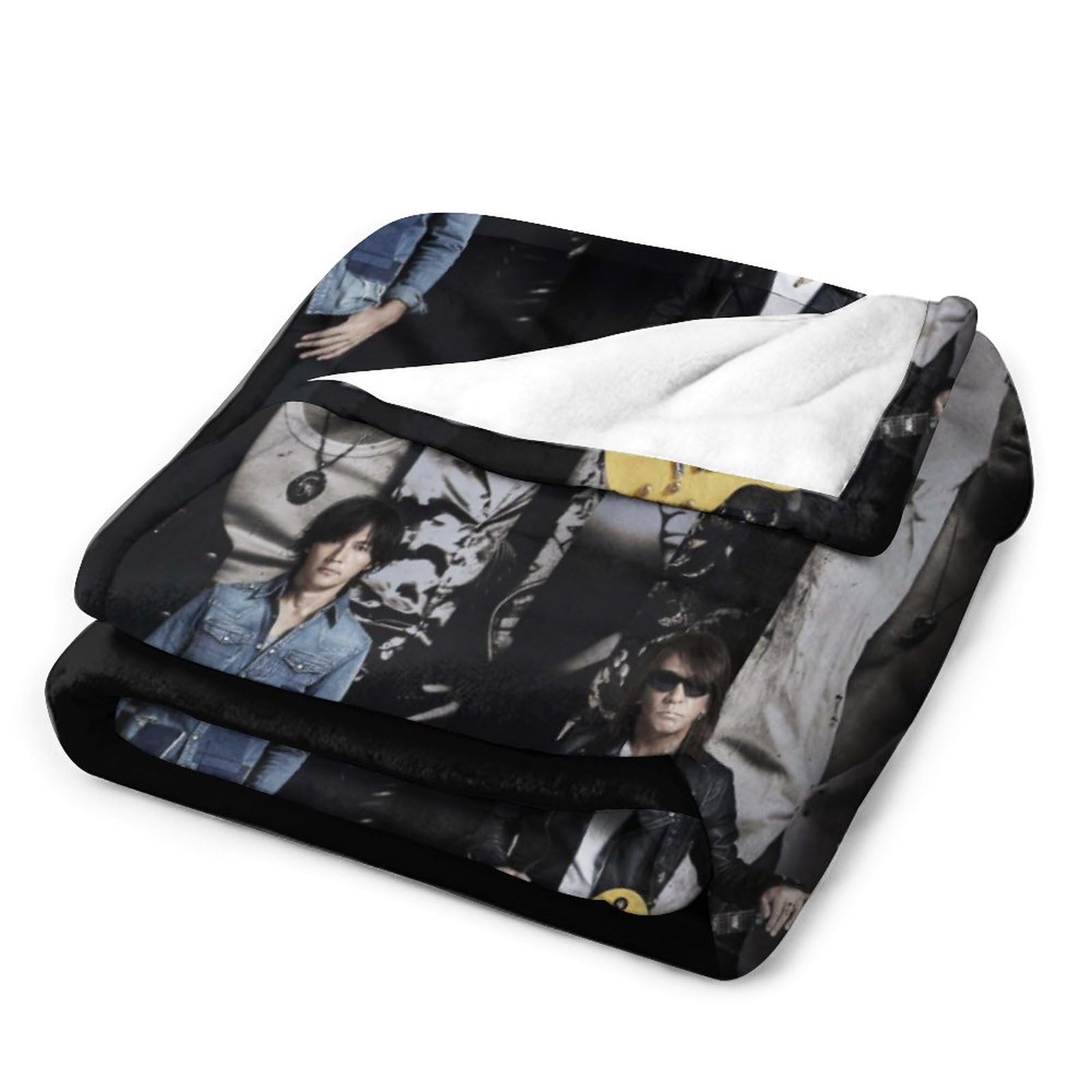 ビックバン  ブランケット　⭐︎新品・未使用品 Amazon｜ブランケット B'z ロックバンド 毛布 シングル 大判 掛け毛布