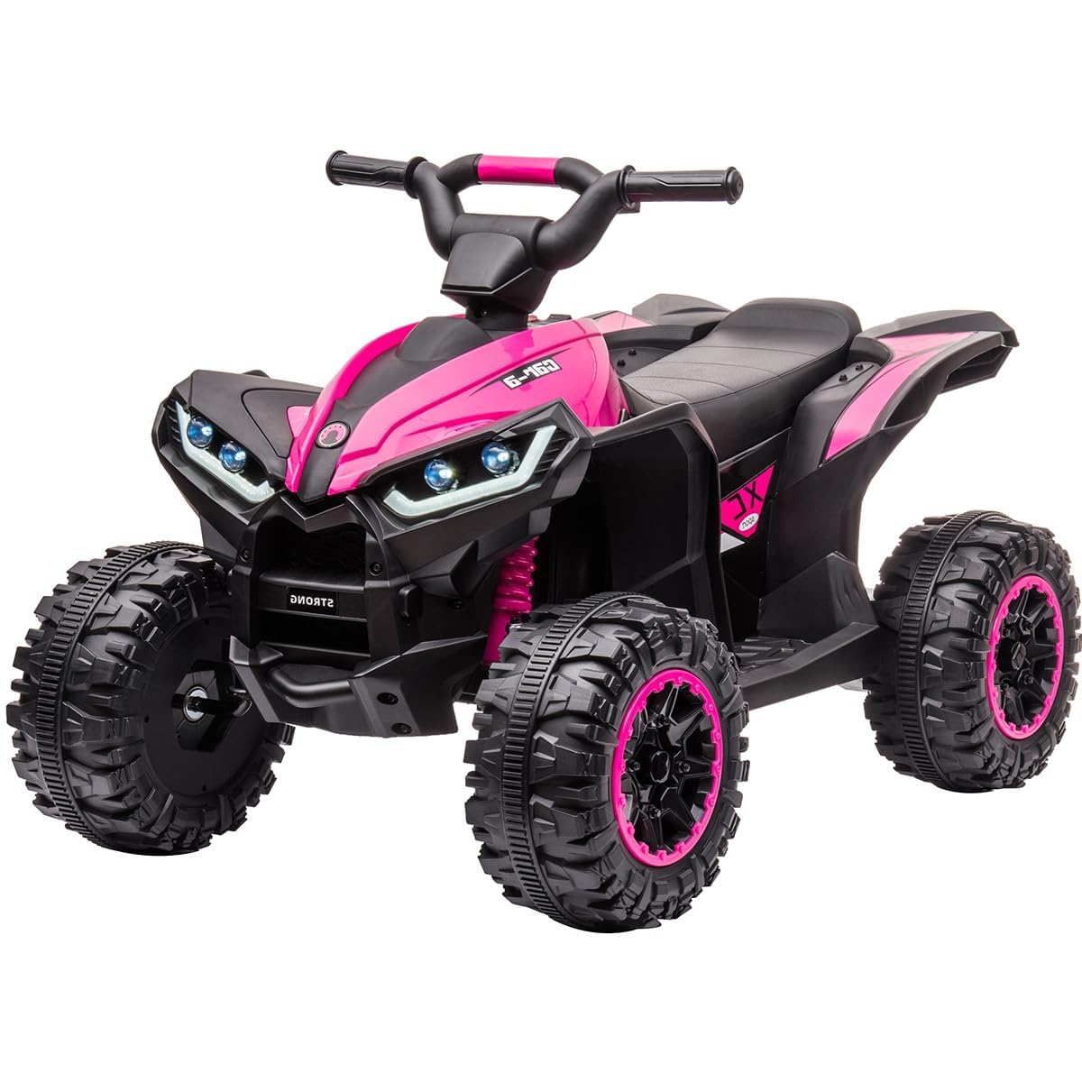 12V Kids Electric ATV Quad Bike with Remote Control, Ages 3-8, Pink