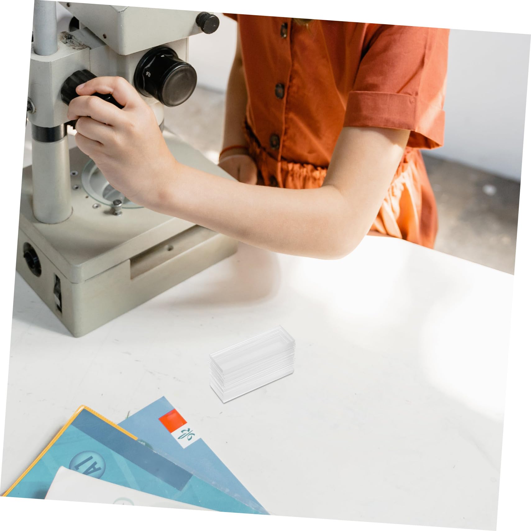 Vetrini per Microscopio Pre-puliti 200 Pezzi in Vetro | Biologia e Laboratorio, Design Professionale, Proprietà Chimiche Stabili, Adatti a Educazione Scientifica