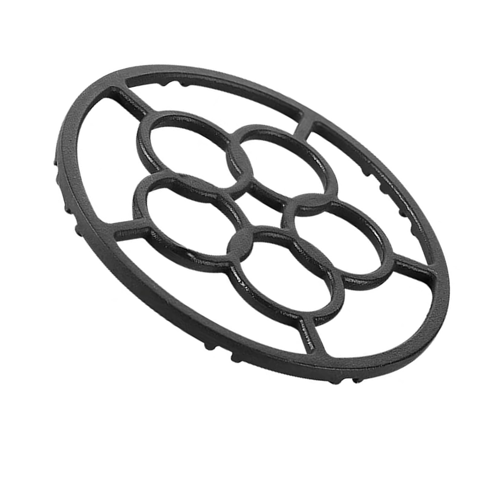 MINGLEA Practical Wok Holder 18.2cm Iron Stove Support Gas Hob Support Cooktop Range Stand for Efficient Stir Fry Preparation