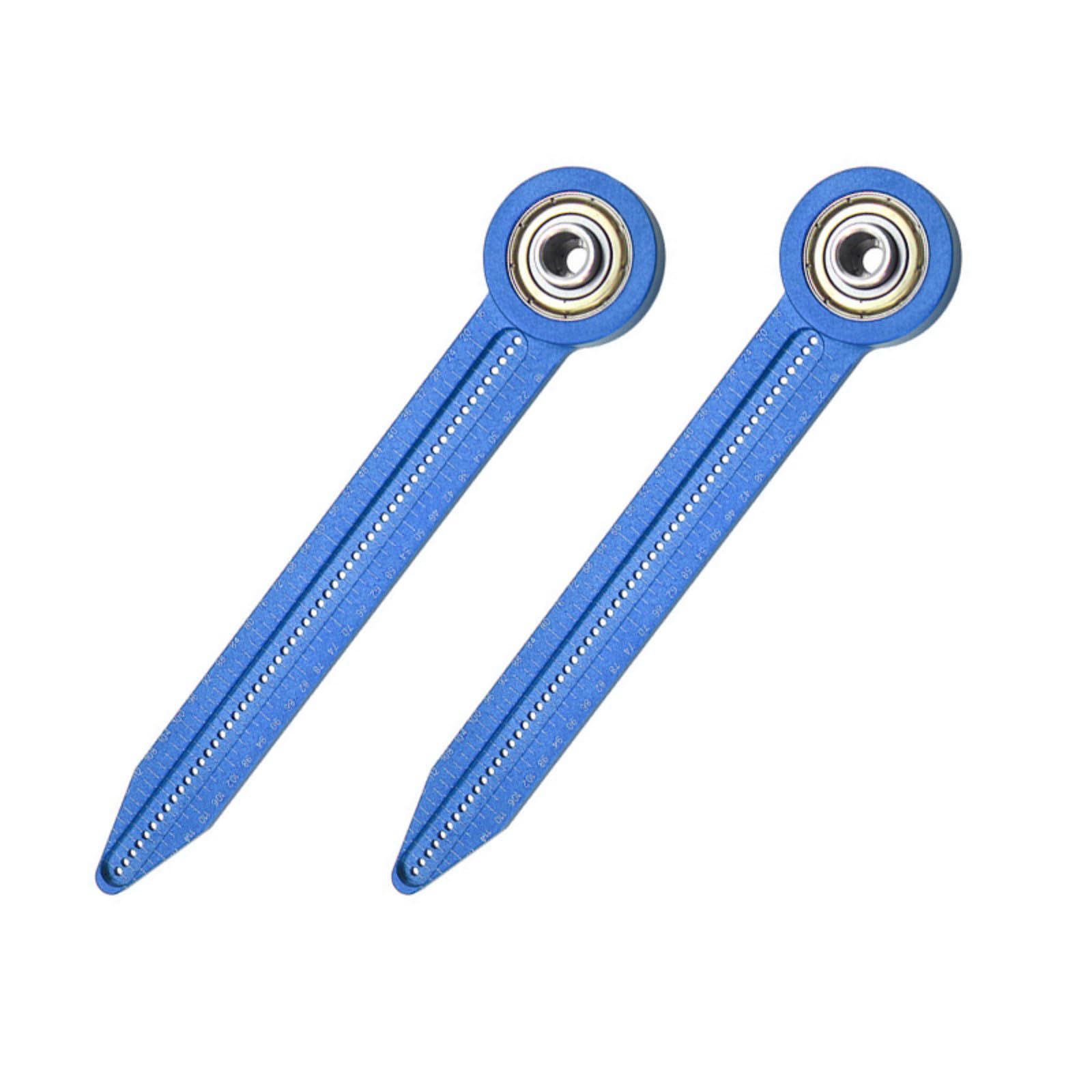 Rustproof Aluminum Drawing Tool with Smooth Operations Suitable for Schools and Home Workshops Woodworking Projects 2Pcs Woodworking Direction