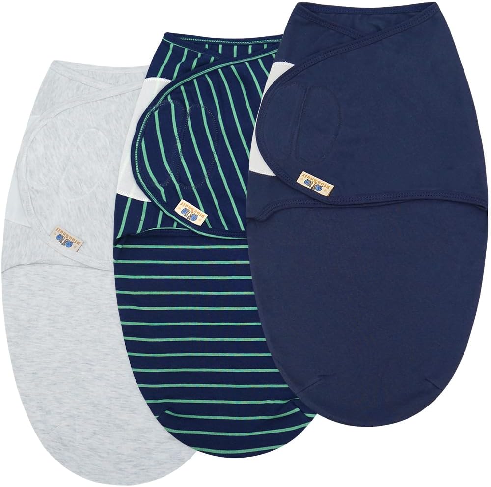 BlueSnail Ultra Soft Newborn Essentials Easy Wrap Swaddle