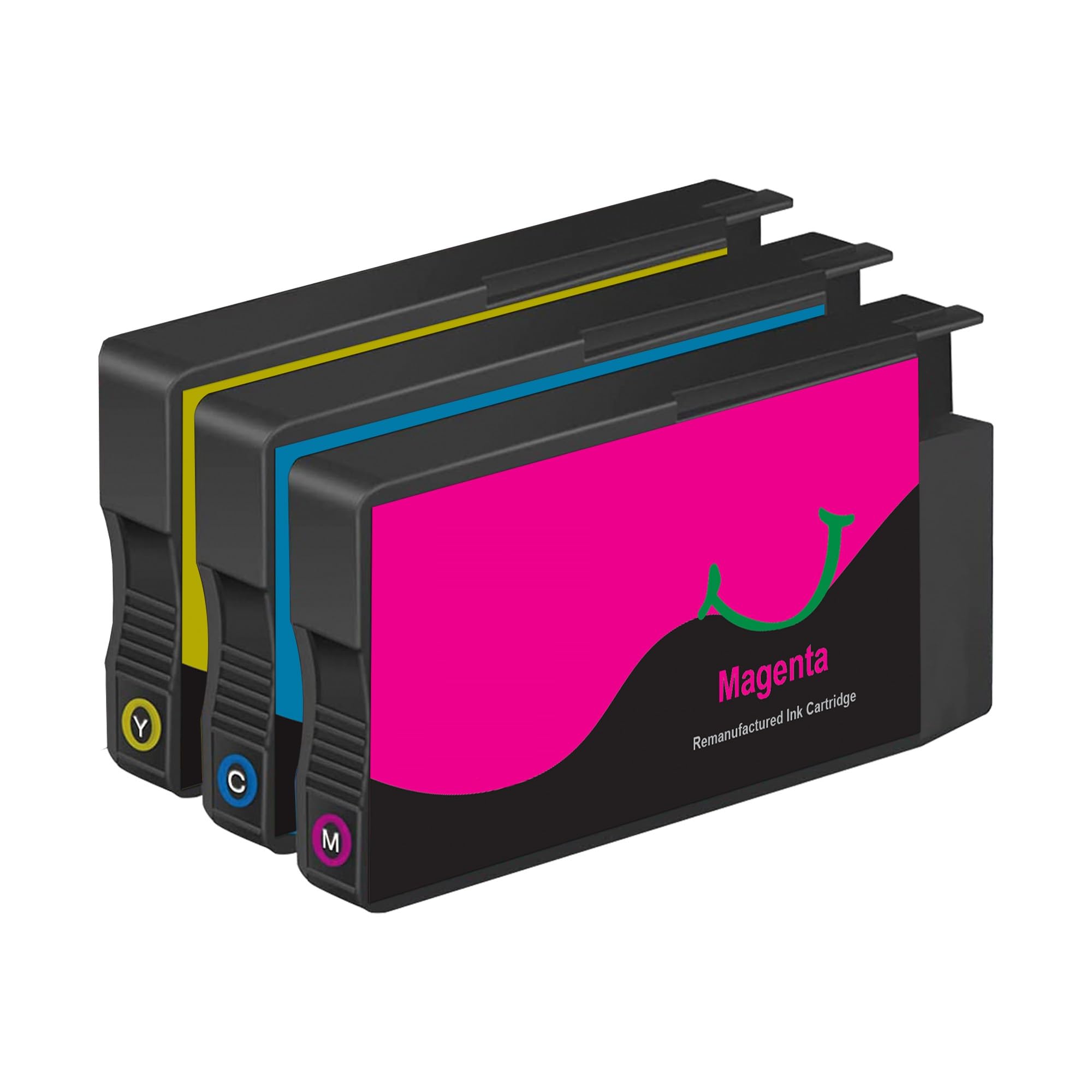 Ink Cartridges for Printers Officejet Pro 8130e 8120e 8135e 8139e 8120e Black Cyan Magenta Yellow Without Chip