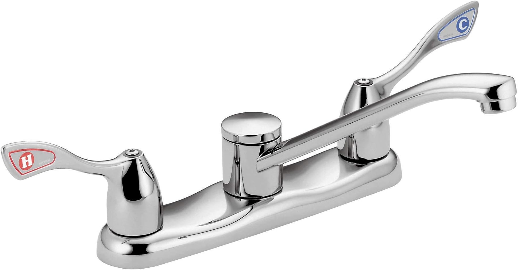 Moen 8714 Commercial MBition Wall Mount Kitchen Faucet 1.5 gpm, Chrome