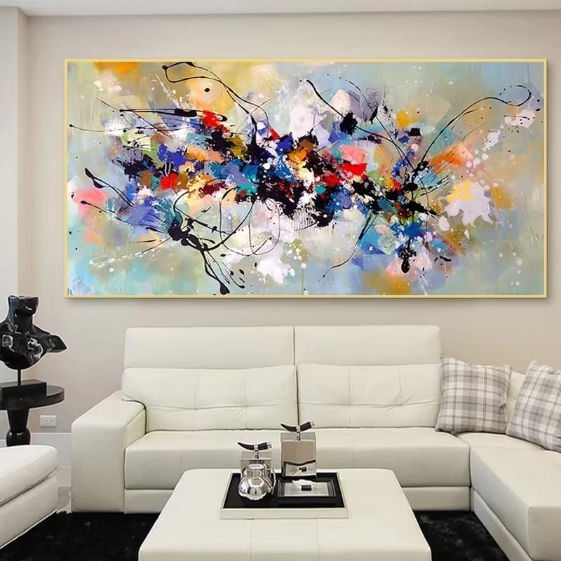Tableau moderne 45 x 90 cm AEFOUU pour habiller un grand mur vide de salon