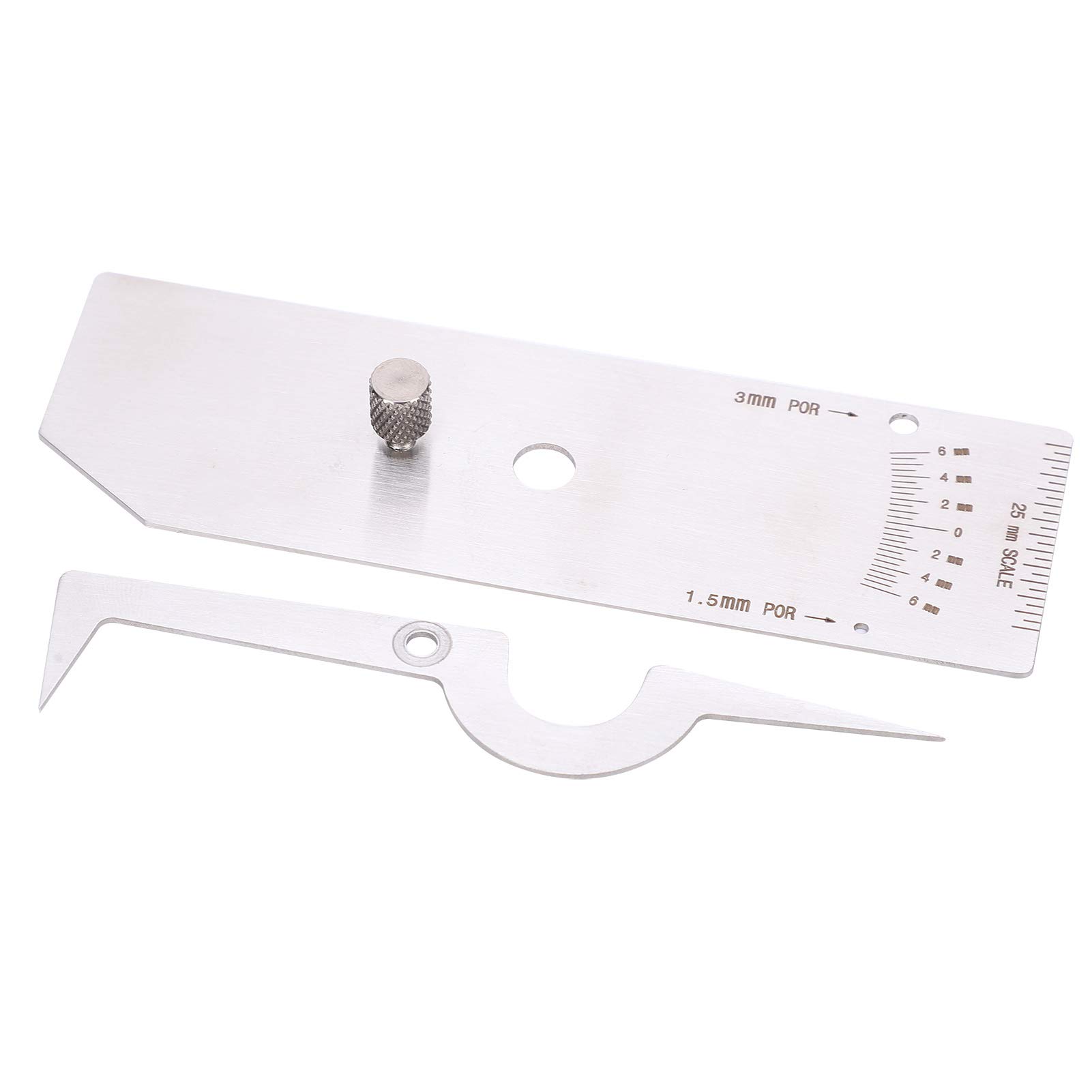 Porosity Ruler Buy BOSUGE Steel Caliper, Woodworkers Ruler, 1Pcs V-WAC Type Undercut ...