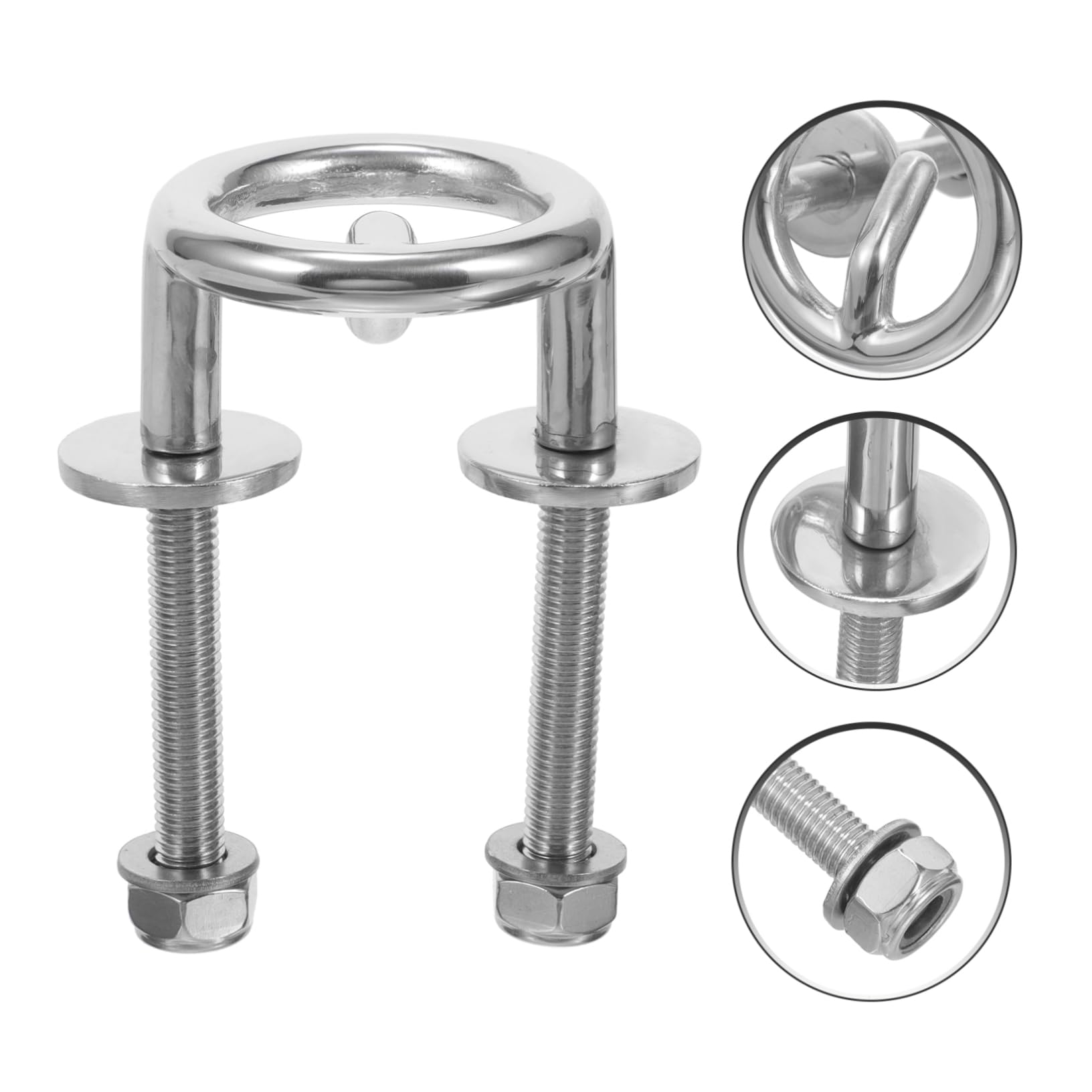 Gancio Traino in 62mm per Barche Accessorio per Pontoni e Gommoni Facile Installazione Resistente e Durevole per Sport Acquatici