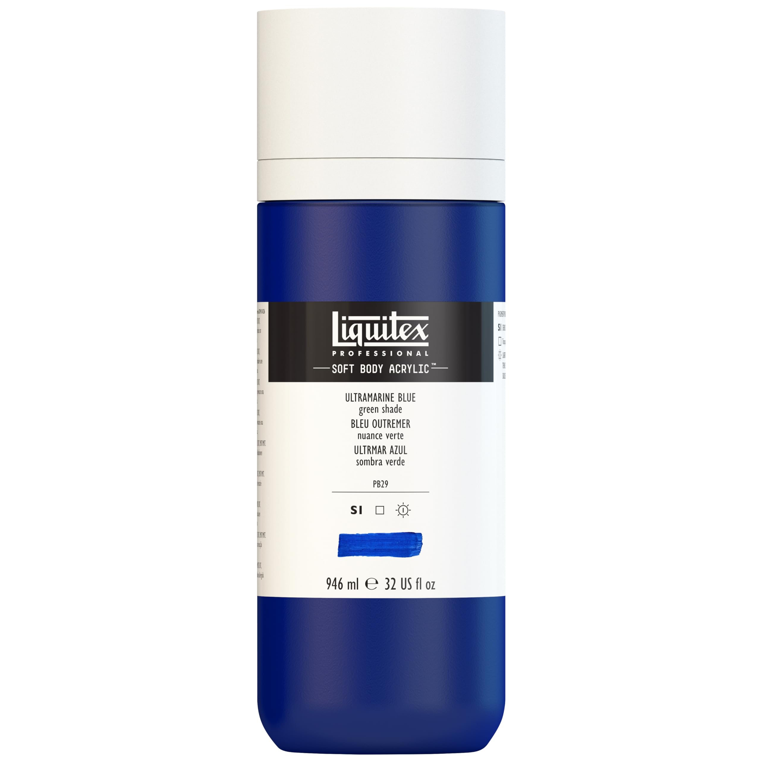 Liquitex Soft Bodysuit 946 ml Ultramarine Blue Green Shade