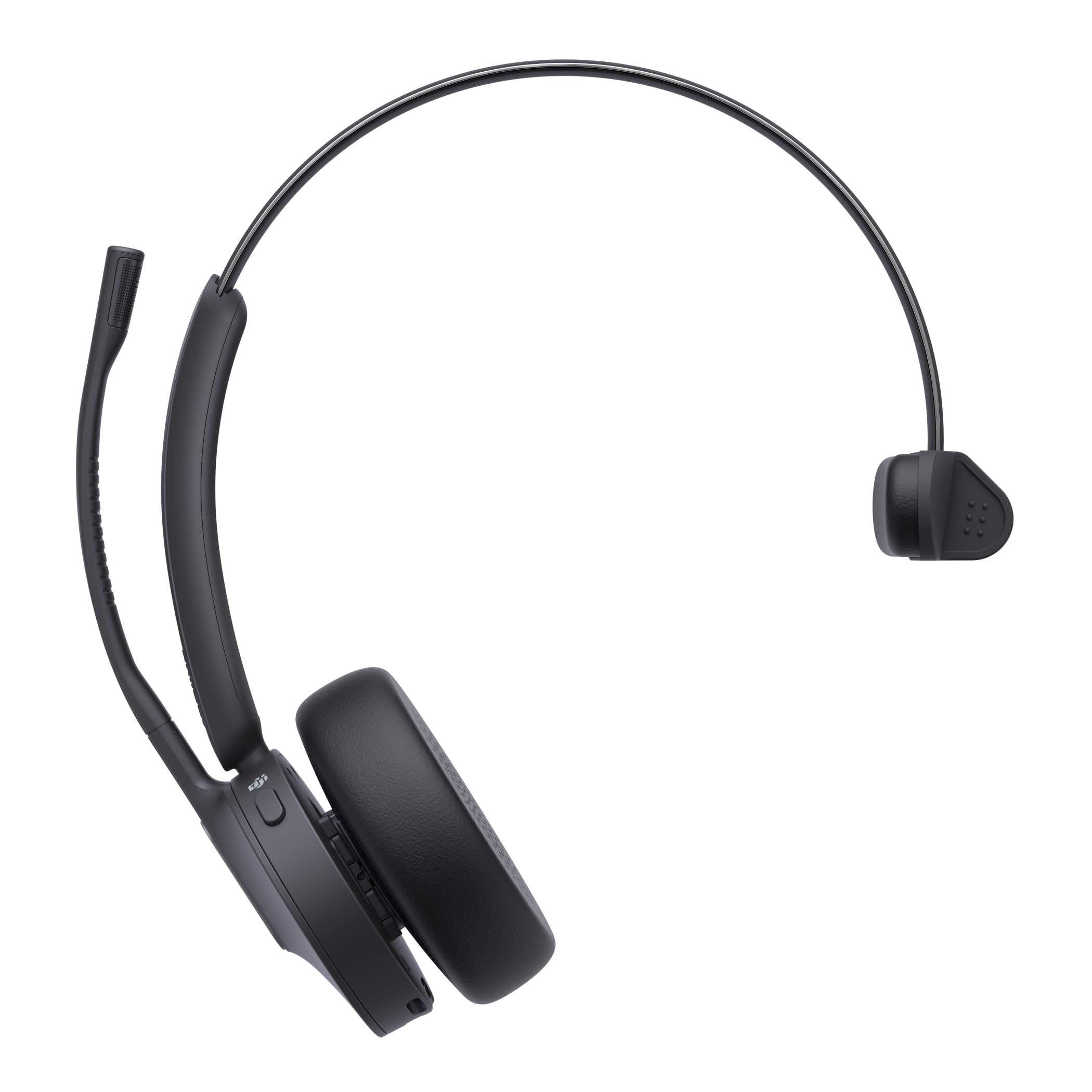 Yealink WH64 DECT und Bluetooth Mono UC Zoom Kabelloses Headset, 185 m Reichweite, EIN-Ohr-Arbeitskopfhörer mit 3-facher Geräuschunterdrückung, Klingelton, Büro-Headsets für Schreibtisch-IP-Telefon