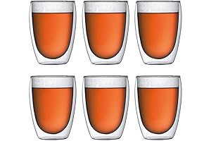 BODUM Pavina Double Wall Glass Coffee Mugs: Experience the Art of Insulation