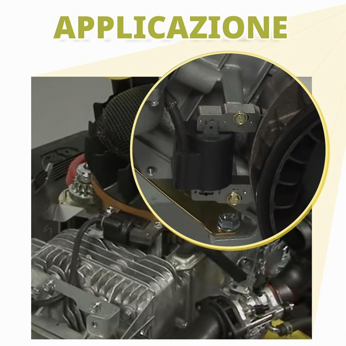 ZAMDOE 591459 Bobina di accensione Magneto Armatura di ricambio per Briggs and Stratton 19A400 19B400 19C400 20A114 Parti di motori per tosaerba 492341 491312 495859 490586 per Toro trattorino