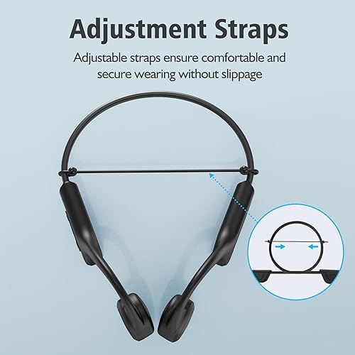 Miniatura 6 de SilisoundTek Auriculares de natación de conducción ósea IP68 impermeables, auriculares de oreja abierta Bluetooth 5.3 con micrófono, 32 GB