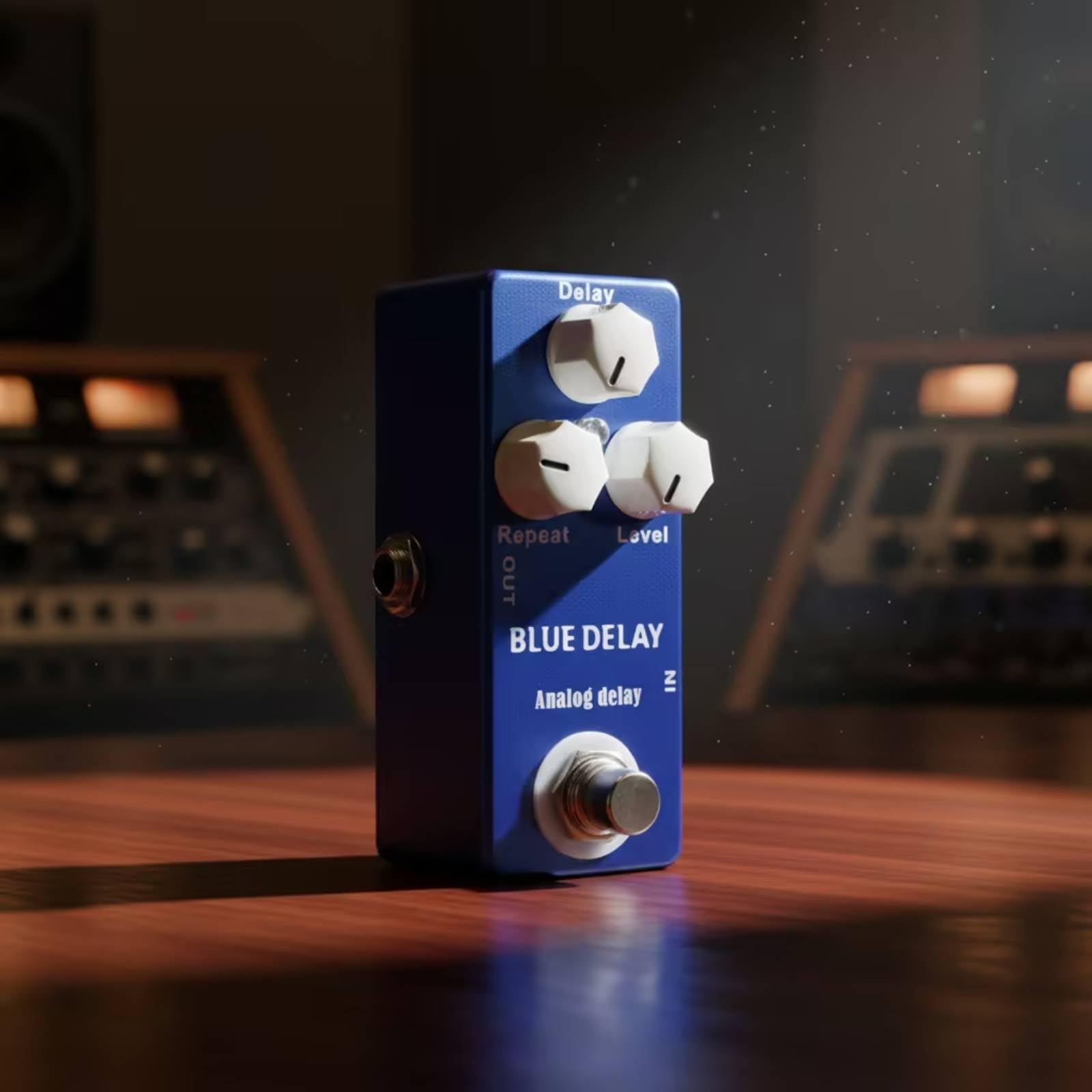 Analog-Delay Pedalboardfreundlich Gitarren-Delay-Pedal Tour-Tauglich Effektpedal mit Metallgehäuse für E-Gitarristen, Proberaum