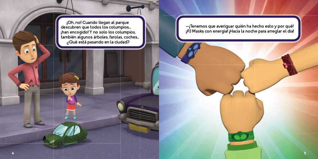 PJ Masks. Un cuento - Gatuno y la máquina encogedora (Cuentos infantiles)