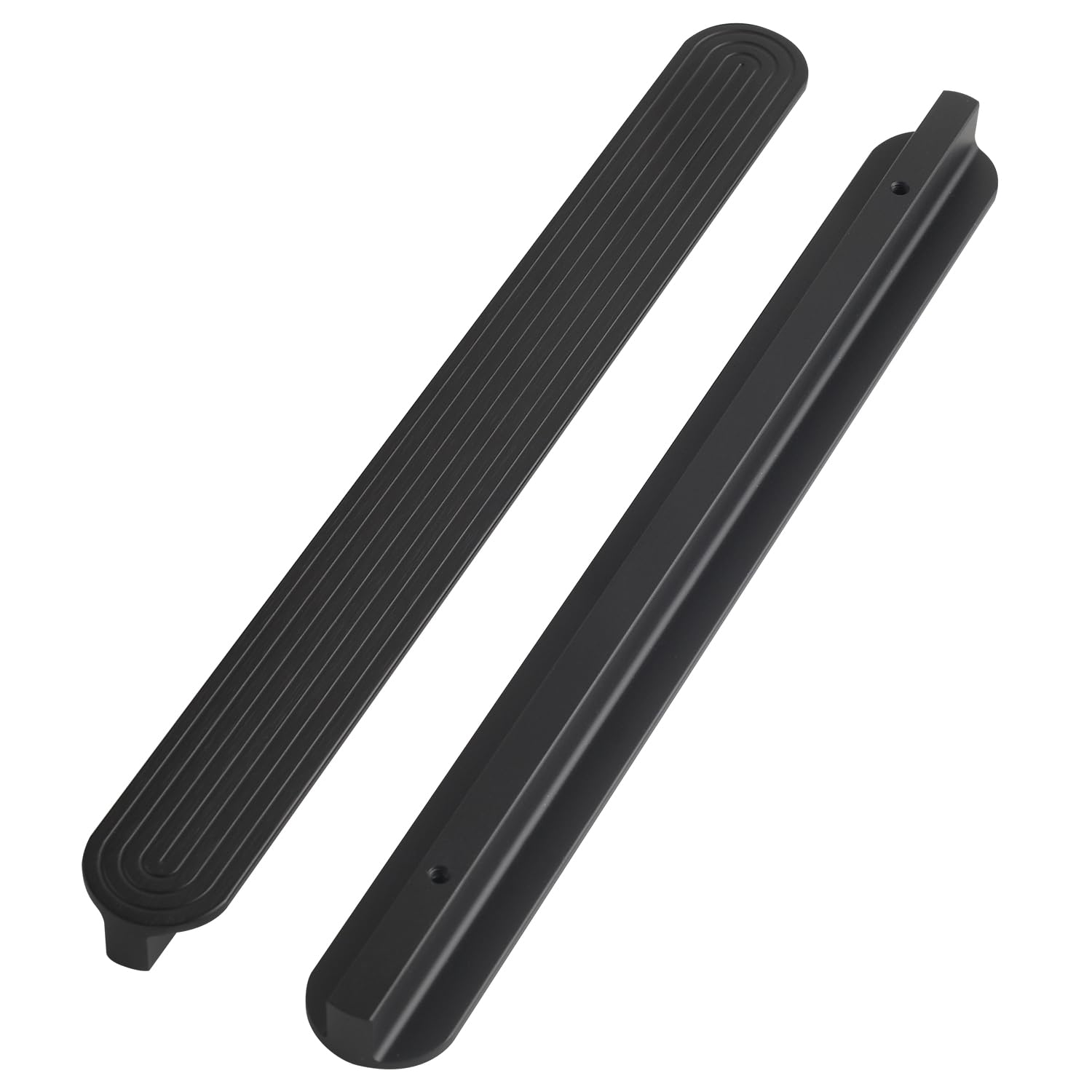 Poignées d'armoire et tiroir métal noir doré entraxe 21.4 cm 12.7cm