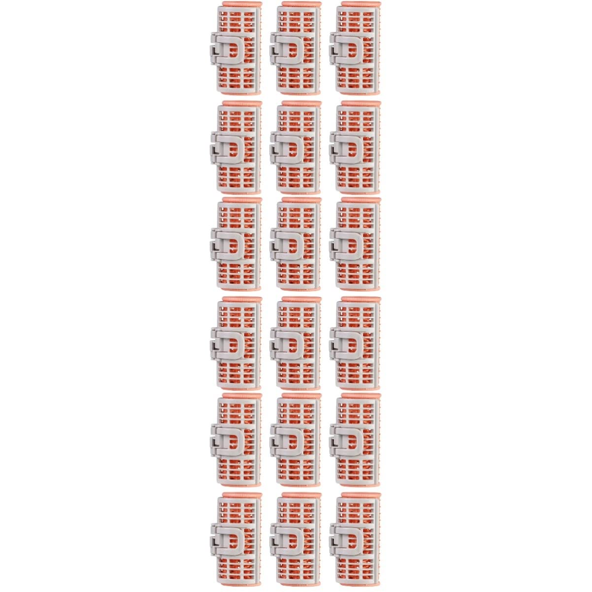 Mikinona 18pezzi Rollers Flessibili Per Styling Senza Calore Strumenti Per Acconciature Con Clip Per Ricci e Frangetta Per Parrucchieri e Uso Personale